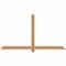 Ekena Millwork Eugene Smooth Timber Gable Bracket, Western Red Cedar, 72"W x 39"H x 3 1/2"D x 3 1/2"F, 13/12 Pitch GBW072X39X0404EUG00SWR - alternate 1